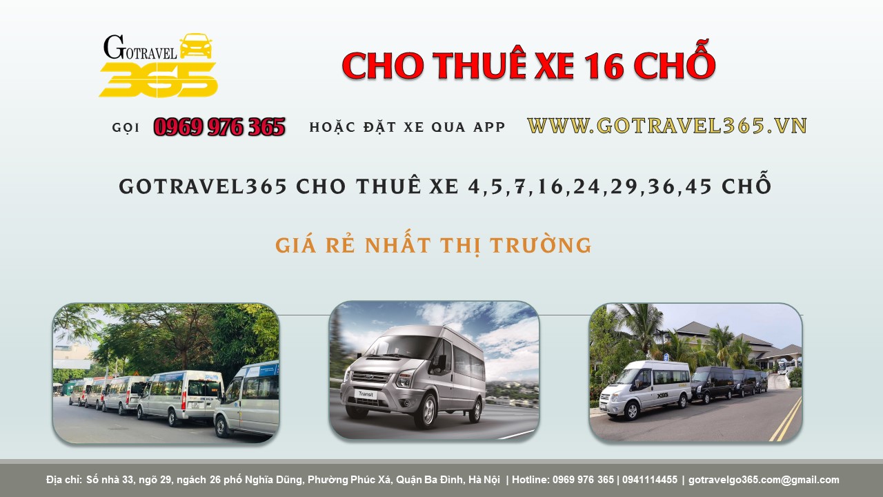 Bảng Giá Thuê Xe 16 Chỗ Tại Hà Nội Năm 2022 - Taxi Nội Bài